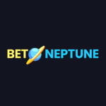 Bet Neptune Casino Logo - Futuristic Space-Themed Online Casino Branding | SistersSites.co.uk Bet Neptune logo with planet Neptune ring icon and bold blue and yellow text on dark background