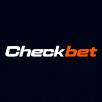 Checkbet Logo - Official Brand Identity | SistersSites.co.uk Checkbet logo in white and orange on dark background
